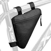 무료 샘플 삼각형 ​​프레임 가방 자전거 사이클링 보관 삼각형 탑 튜브 프론트 파우치 안장 가방