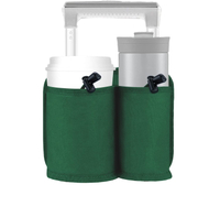 공장 사용자 정의 수하물 여행 음료 가방 컵 홀더는 모든 가방에 맞는 무료 손 음료 음료 캐디 공장을 처리합니다