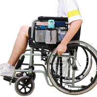 노인 노인을위한 컵 홀더가있는 조정 가능한 옥스포드 워커 휠체어 파우치 보관 가방 도매