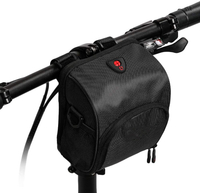 뜨거운 판매 블랙 내구성 소재 방수 전자 스쿠터 가방 전문 자전거 핸들 바 가방