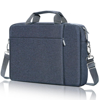 네이비 고품질 맞춤형 방수 컴퓨터 가방 메신저 케이스 가방 손잡이가 있는 노트북 슬리브