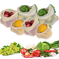 재사용 가능한 생분해성 메쉬 백, 과일 보관을 위한 지속 가능한 친환경 제품