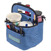 재사용 가능한 4 컵 음료 홀더 핸들 휴대용 음료 운반 가방 배달 절연 컵 여행을위한 음료 캐리어