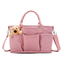 제조 주문 목화 아기 어깨에 매는 가방 화포 엄마 핸드백 여자 대용량 주말 가방
