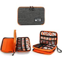 전자 액세서리 케이블 정리 가방, 방수 여행용 케이블 보관 가방