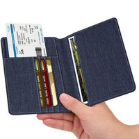 패션 저렴한 여행 RFID 티켓 소지자 지갑 남성 카드 슬롯이있는 여권 소지자 가방 도매