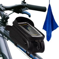 2022 야외 Unisex 방수 자전거 액세서리 전면 상단 튜브 프레임 전화 홀더 자전거 가방 자전거 가방