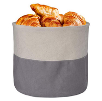 사용자 지정 내구성 재사용 가능한 라운드 면화 빵 가방 홀더 빵에 대 한 에코 Reycled 캔버스 빵 바구니 저장 가방