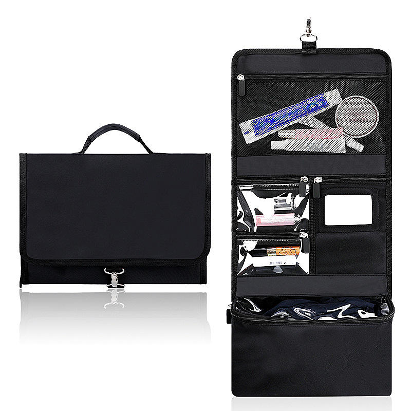 도매 세면 용품 가방 걸이 후크 방수 메이크업 브러쉬 가방 대용량 여행 화장품 액세서리