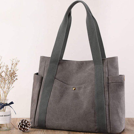 중국 제조자 여자의 면 화포 주문 로고 끈달린 가방 여가 학교 일을 위한 환경 친화적인 쇼핑백
