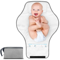 새로운 디자인 사용자 정의 방수 휴대용 옥스포드 패브릭 여행 매트 스테이션 아기 기저귀 변경 패드