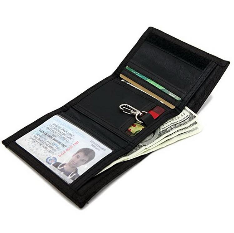 도매 Camo 소년 키즈 패션 RFID 신용 카드 소지자 케이스 키 체인이있는 휴대용 Trifold 지갑