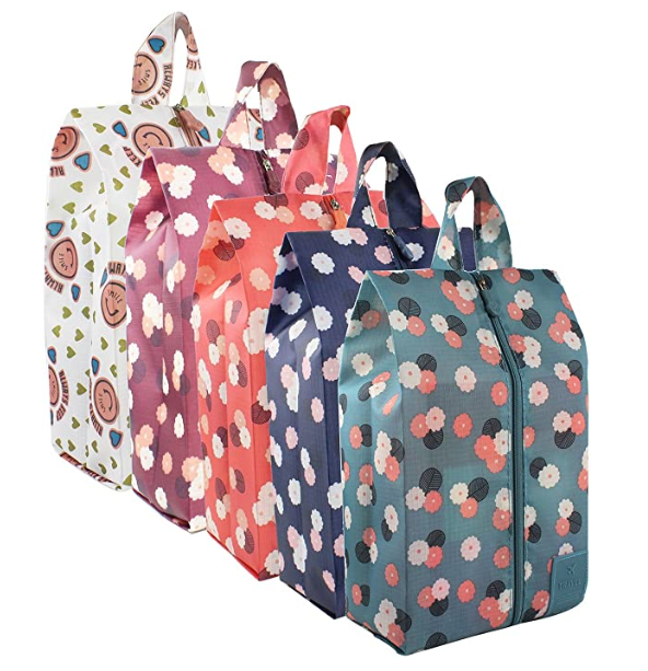 휴대용 여행 신발 가방 주최자 방수 나일론 공간 절약 스토리지